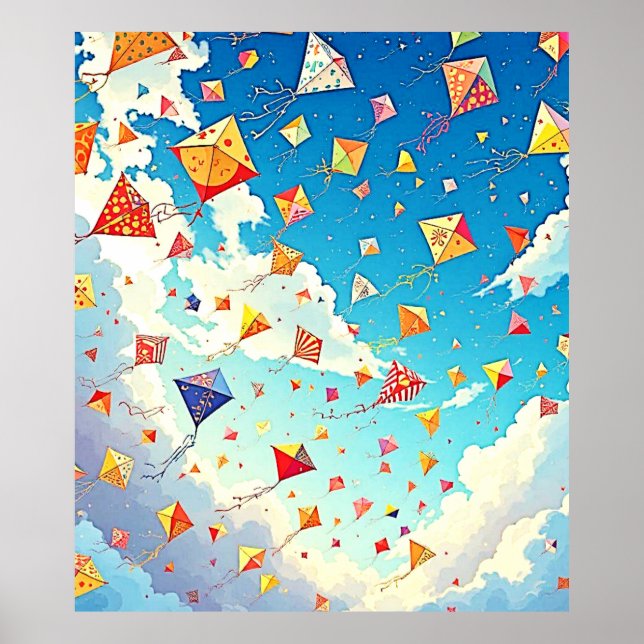 Joyful Kites Soaring High Poster (Front)