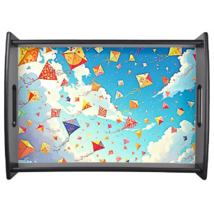 Joyful Kites Soaring High Serving Tray