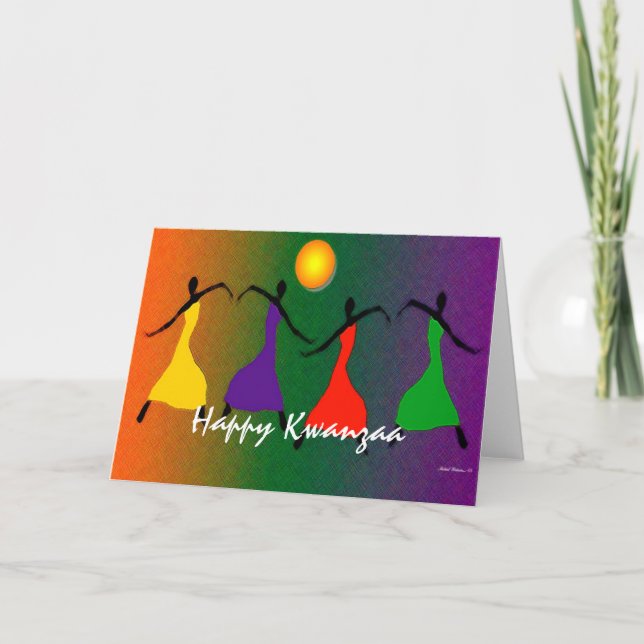 Joyful Kwanzaa Wishes Card (Front)