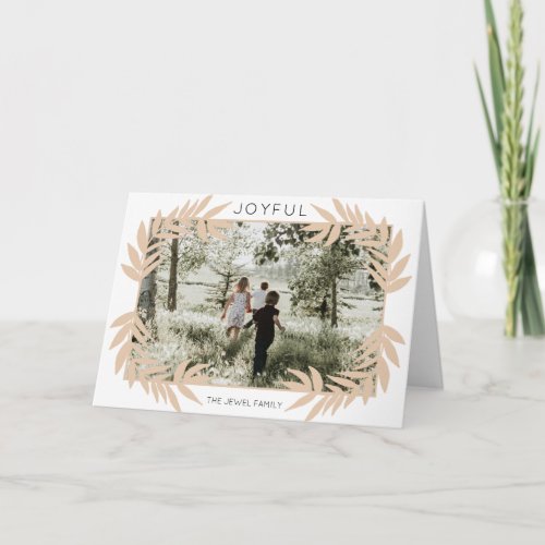 Joyful Leaves Greeting Cards