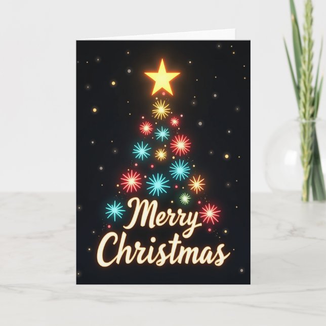 Joyful Light Tree Card (Front)