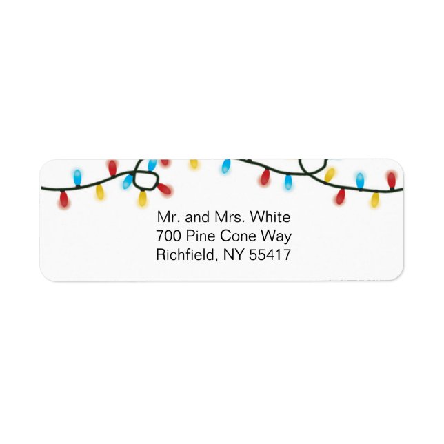 Joyful Lights Address Labels (Front)