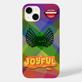 Joyful Lips & Wings Artistic Case-Mate iPhone 14 Case