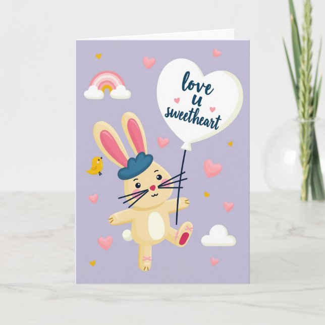 Joyful Love Sweetheart Card (Front)