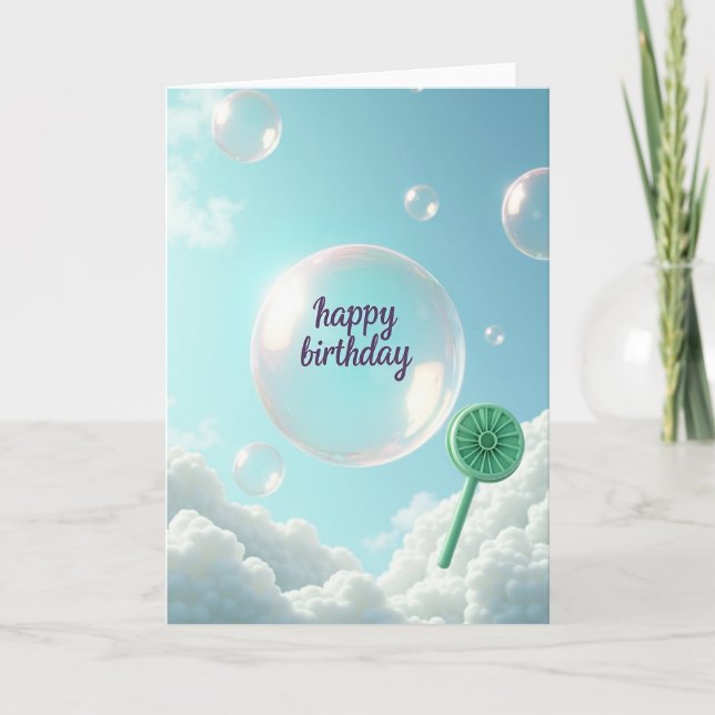 Joyful Luminous Sphere Card (Front)