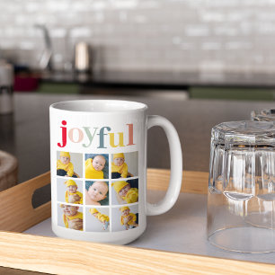 Joyful Modern Photo Coffee Mug