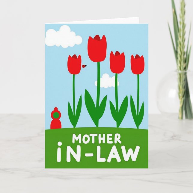 Joyful Mother In Law Card (Front)