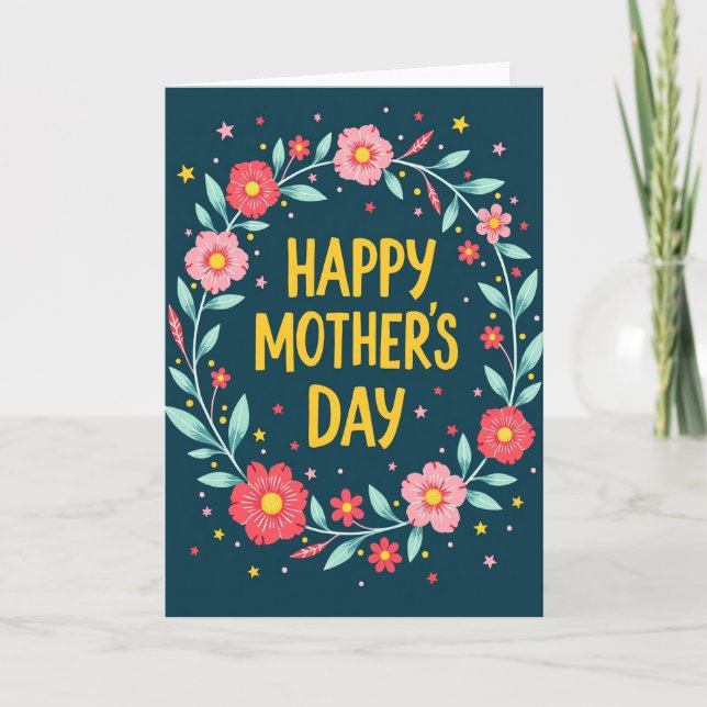 Joyful Mothers Day Art Card (Front)