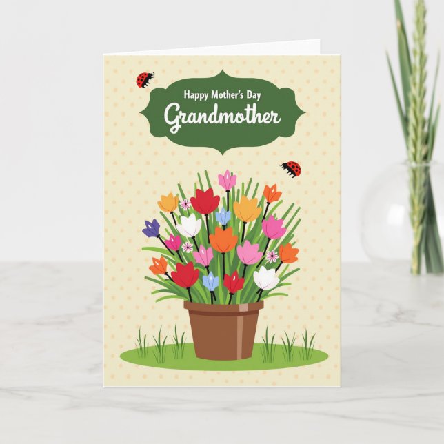 Joyful Mothers Day Bloom Card (Front)