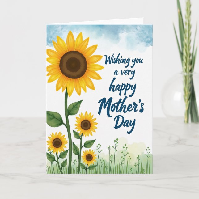 Joyful Mothers Day Bouquet Card (Front)
