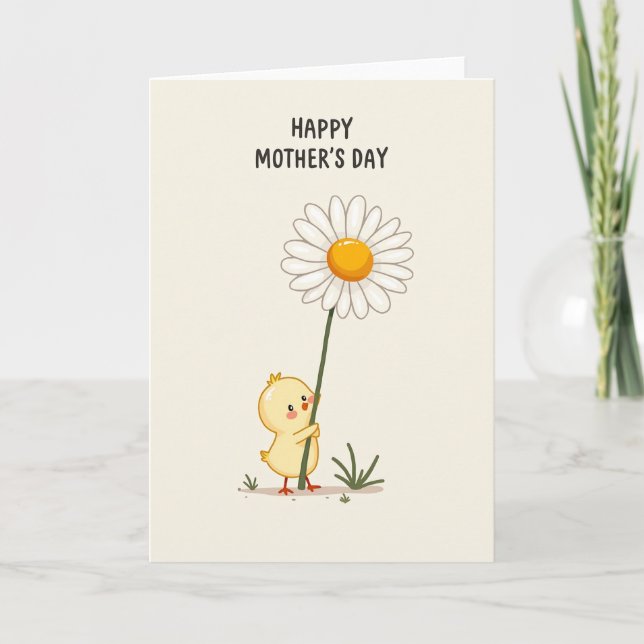 Joyful Mothers Day Daisy Card (Front)
