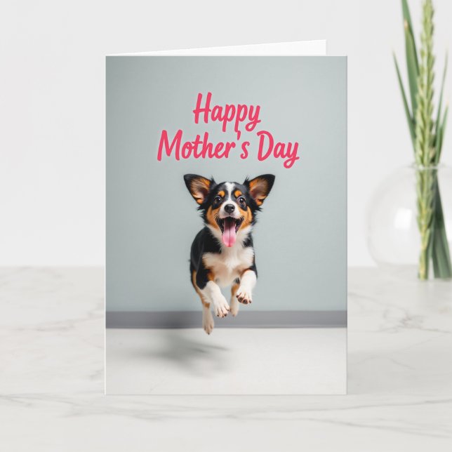 Joyful Mothers Day Dog Card (Front)