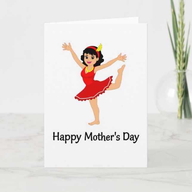 Joyful Mothers Day Figure Art Card (Front)