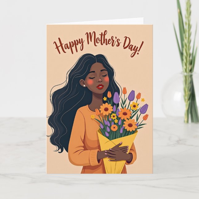 Joyful Mothers Day Image Card (Front)