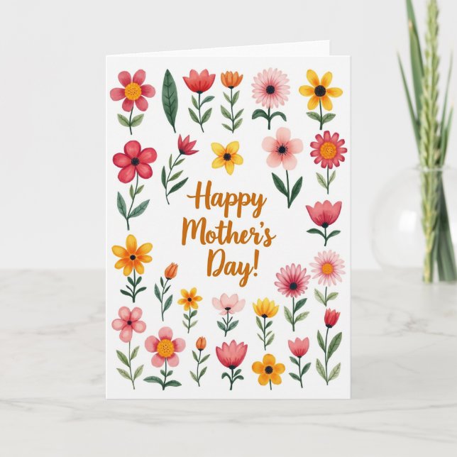 Joyful Mothers Day Paint Card (Front)