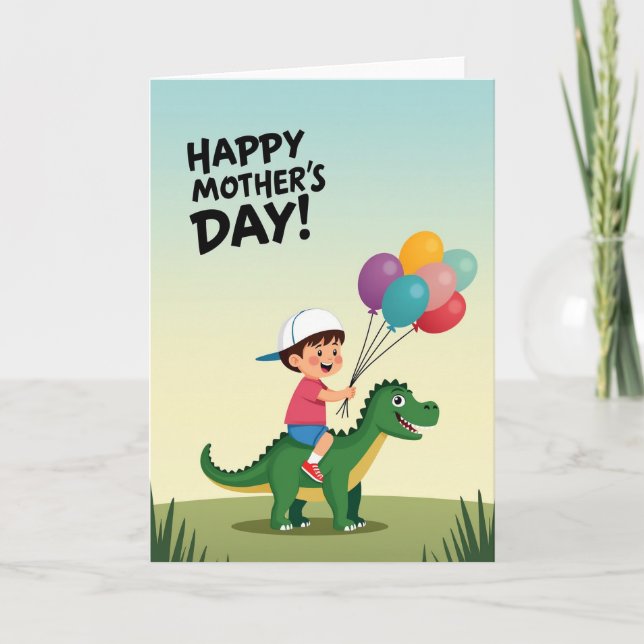 Joyful Mothers Day Scene Card (Front)