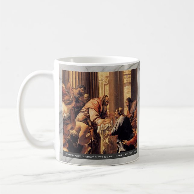 Joyful Mysteries of the Rosary #4: Presentation Coffee Mug (Left)