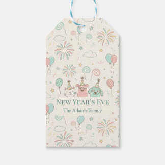 Joyful New Year’s Eve Party 2026 Gift Tags