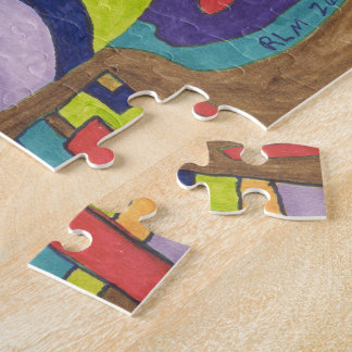 "Joyful Noise" Abstract Art Jigsaw Puzzle