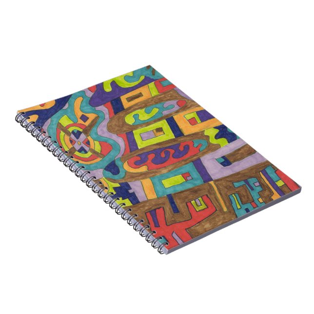 "Joyful Noise" Abstract Art Notebook (Right Side)