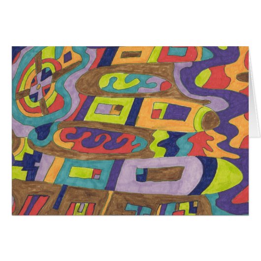 Joyful Noise, abstract Cards (Front Horizontal)