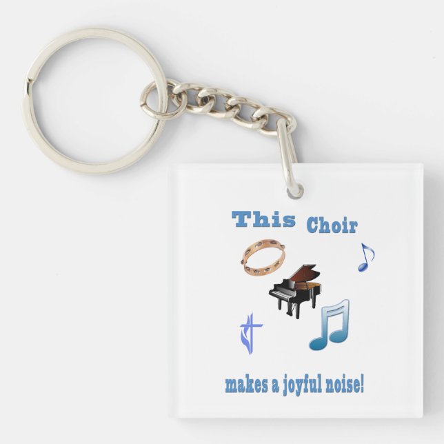 Joyful Noise keychain (Front)
