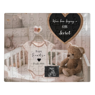 Joyful Nursery Reveal pregnancy announcement gift Jigsaw Puzzle