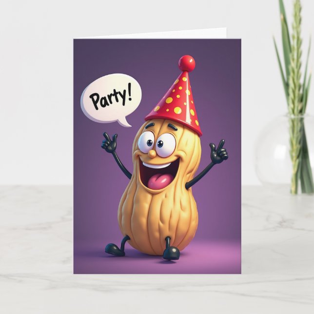 Joyful Nut Birthday Card (Front)
