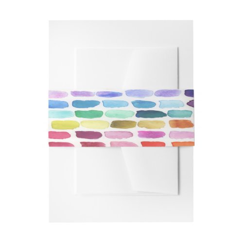 Joyful Palette of Colors - Summer Invitation Belly Band