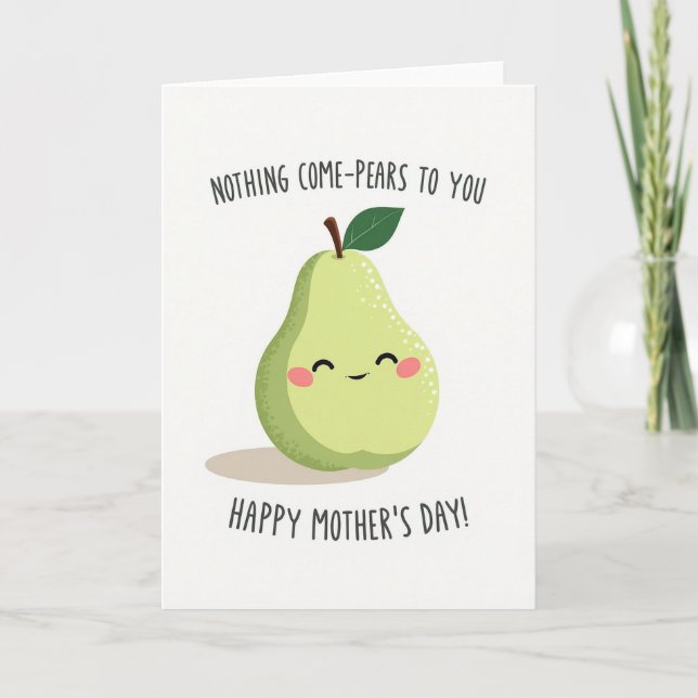 Joyful Pear Mothers Day Card (Front)