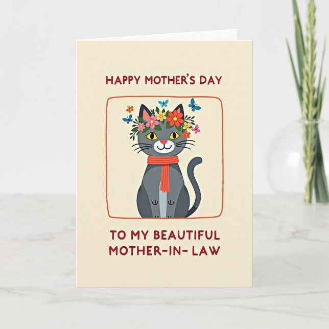 Joyful Pet Mothers Day Card (Front)