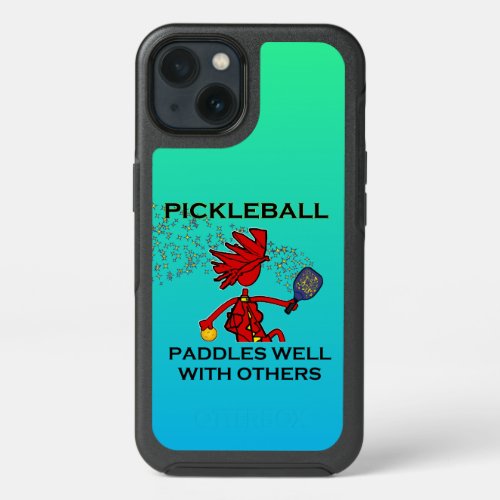 Joyful Pickleball   OtterBox iPhone Case