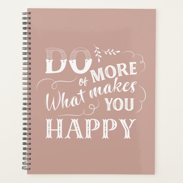 Joyful Pink - Motivational Planner (Front)
