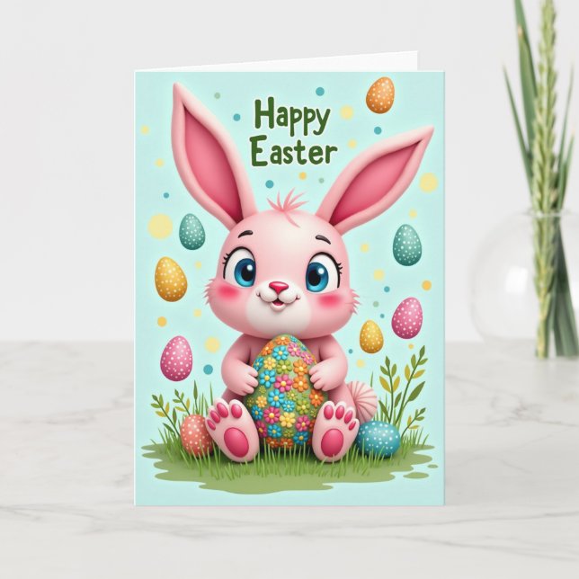 Joyful Plush Friend Card (Front)