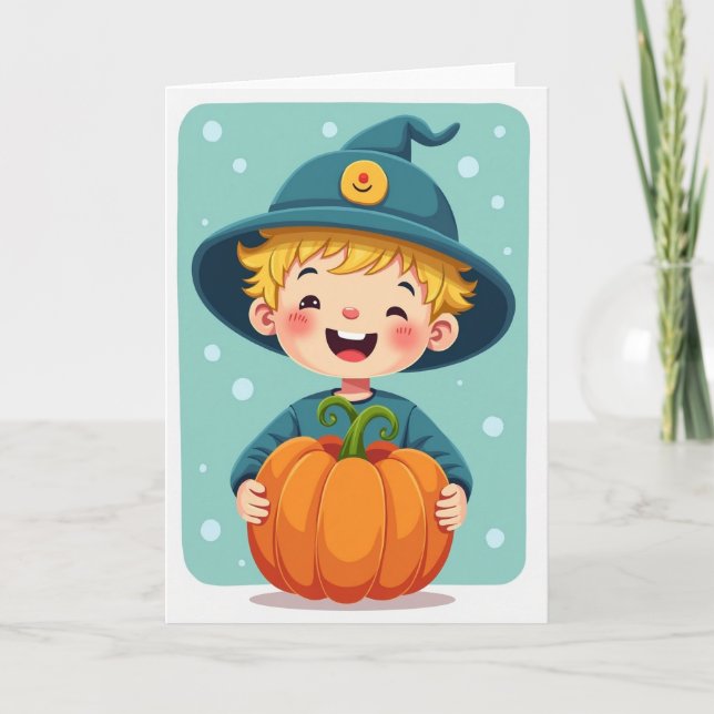 Joyful Pumpkin Pal Card (Front)
