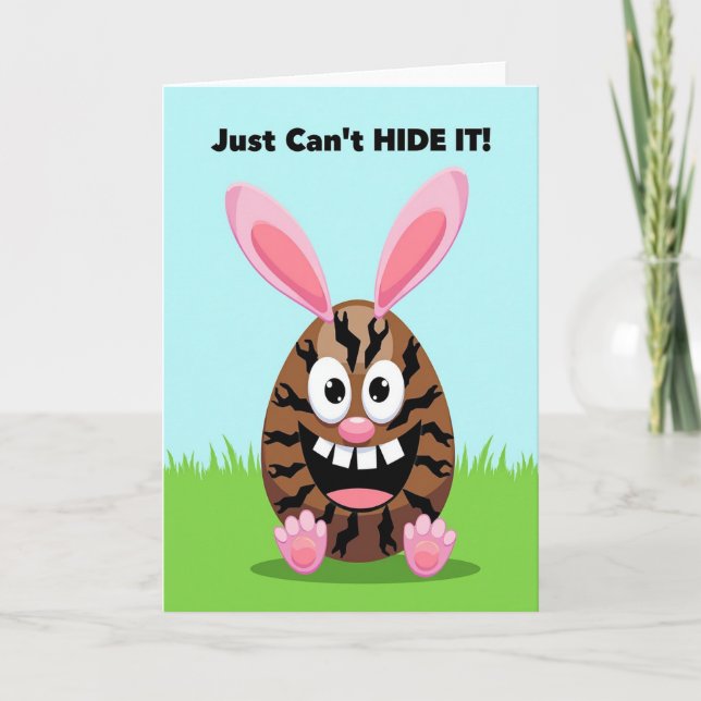 Joyful Rabbit Message Card (Front)