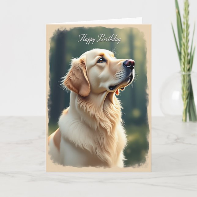 Joyful Radiant Dog Card (Front)