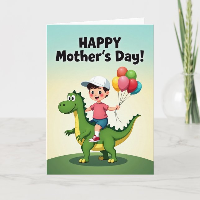 Joyful Reptile Mothers Day Card (Front)