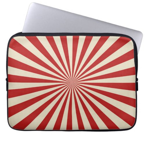 Joyful Retro Vintage Popcorn Classic Spin Wheel Laptop Sleeve