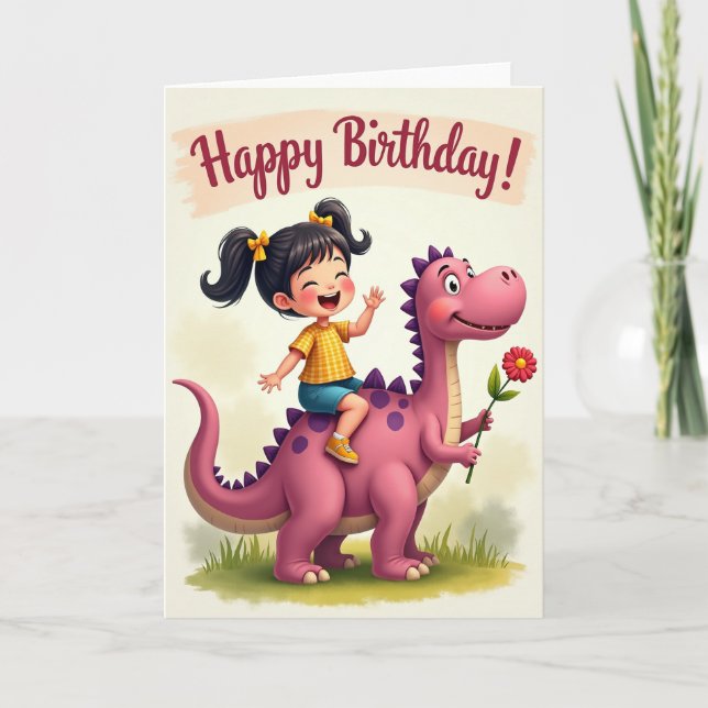 Joyful Ride Birthday Card (Front)