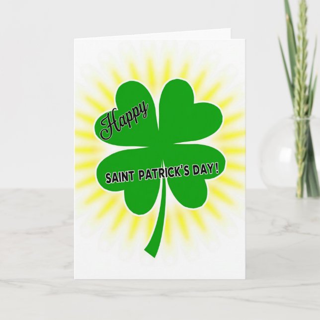 Joyful Saint Patricks Day Card (Front)