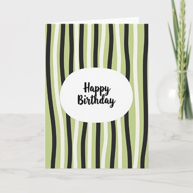 Joyful Script Oval Card (Front)
