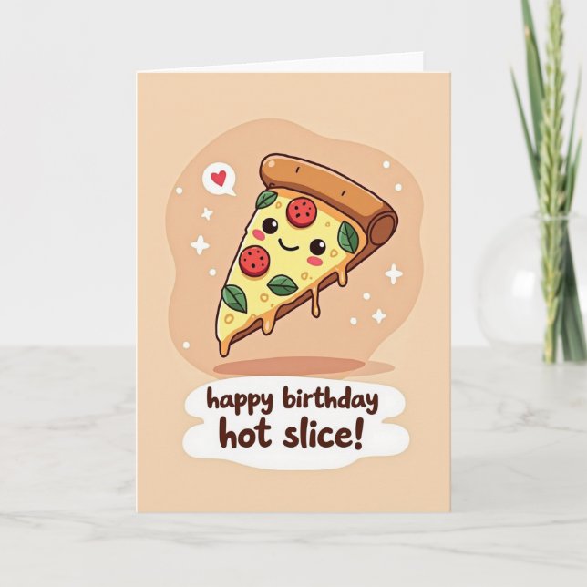 Joyful Slice Birthday Card (Front)