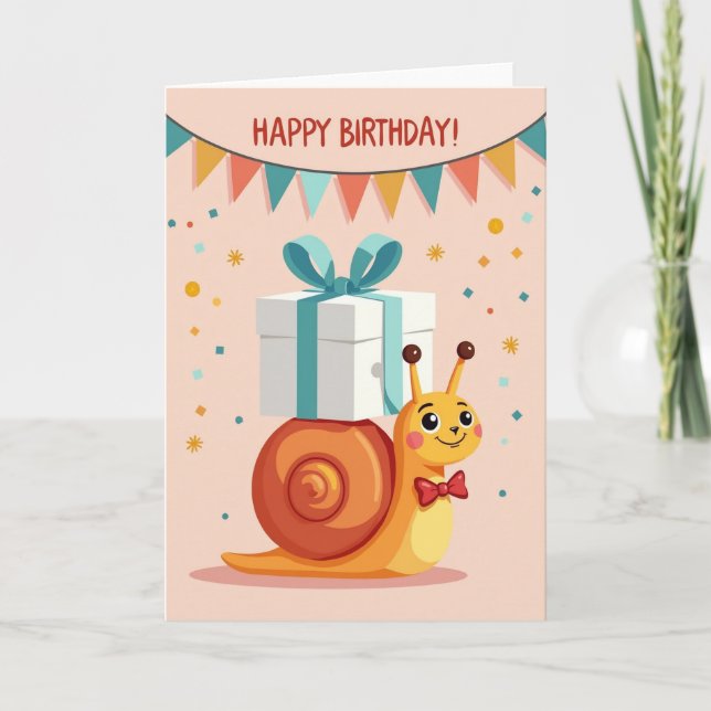 Joyful Snail Gift Card (Front)