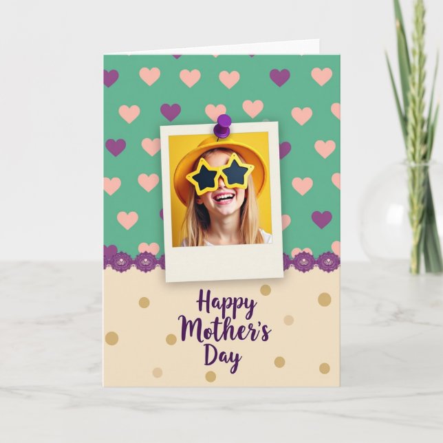 Joyful Snapshot Mothers Day Card (Front)