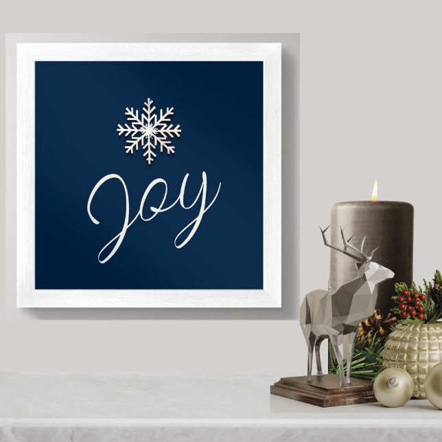 Joyful Snowflake Art Print (Creator Uploaded)