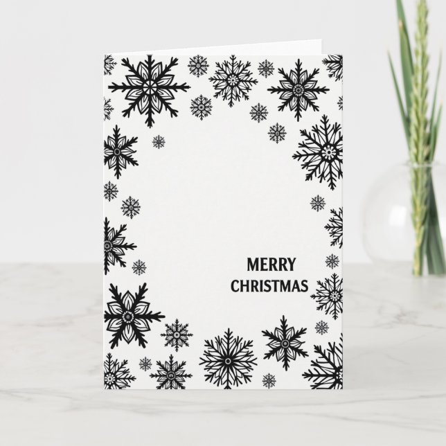 Joyful Snowflake Card (Front)