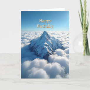 Joyful Snowy Peak Card