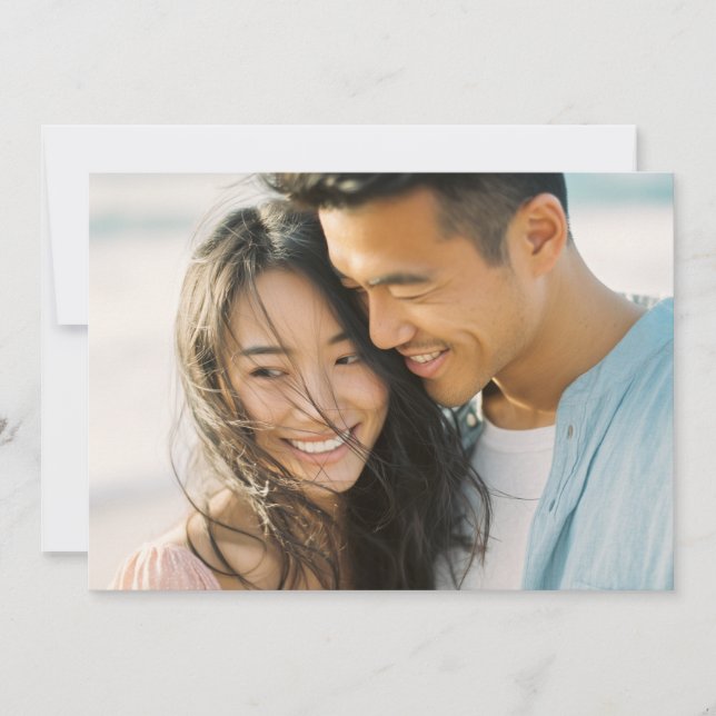 Joyful Soft Romantic Photo Invitation (Front)