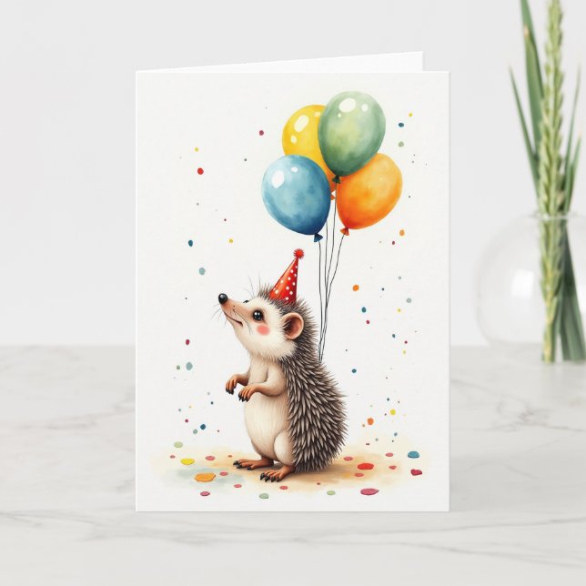 Joyful Spiny Birthday Card (Front)